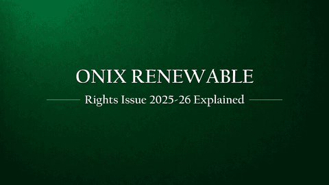 Onix Renewable Limited — Rights Issue 2025-26: Everything You Need to Know