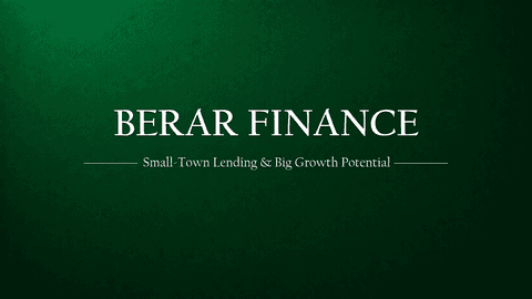 Berar Finance: Small-Town Lending, Big-Ticket Growth, and a Valuation Story the Market Can’t Ignore