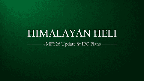 Himalayan Heli 4MFY26 Performance Update & IPO Plans | HHSL Unlisted Shares