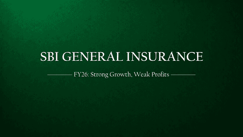 SBI General Insurance FY26: Strong Growth, Profits Still Lagging