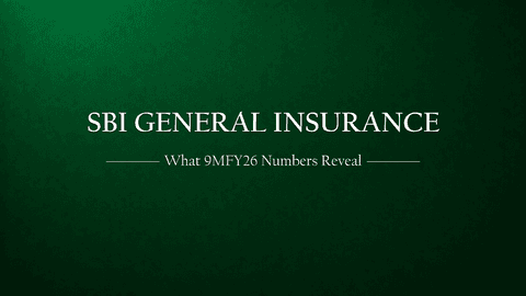 SBI General Insurance: What the 9MFY26 Numbers Really Tell Us