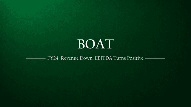 boAt Faces Revenue Challenges in FY24 Amidst Market Headwinds but Shows Positive EBITDA