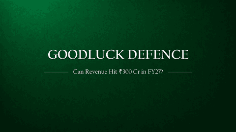 Goodluck Defence Revenue FY27: Can This ₹1,800 Crore Shell-Maker Hit ₹300 Crore This Year?