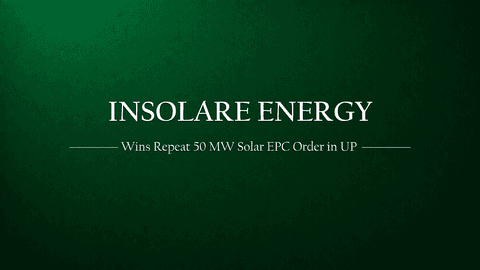 InSolare Energy Secures Repeat 50 MW Solar EPC Order in Uttar Pradesh