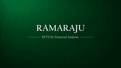 Ramaraju Cotton Mills H1 FY2026 Detailed Financial Performance Analysis