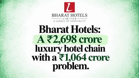 Bharat Hotels: A ₹2,698 crore luxury hotel chain with a ₹1,064 crore problem