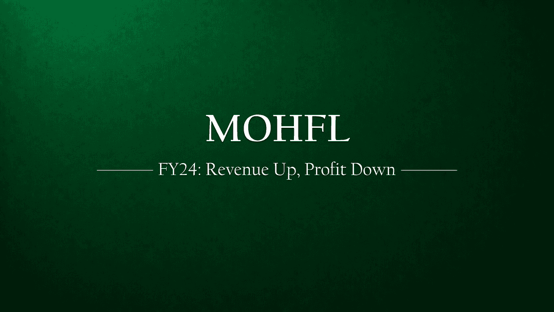 Financial Performance of Motilal Oswal Home Finance Limited for FY 2023-24: Revenue Growth Amidst Decline in Profitability