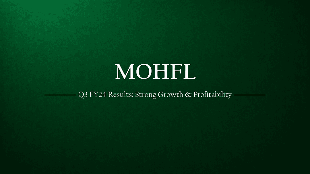 Motilal Oswal Home Finance Limited Q3 FY24 Results