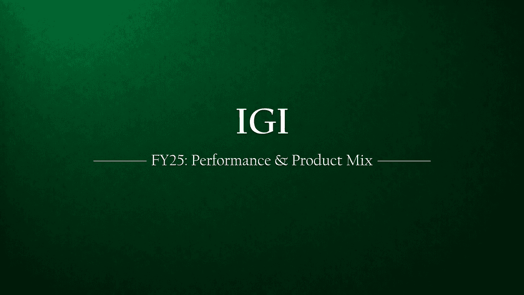 Reliance General Insurance FY25 Performance & Product Portfolio Breakdown