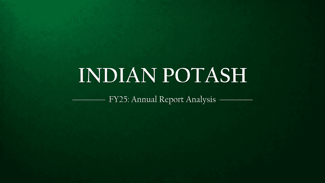Indian Potash Limited — Detailed Annual Report analysis (FY24-25)