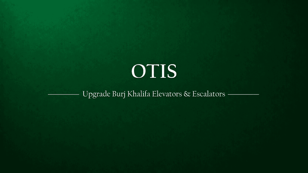 Otis wins project to Upgrade Elevators and Escalators  in Burj Khalifa