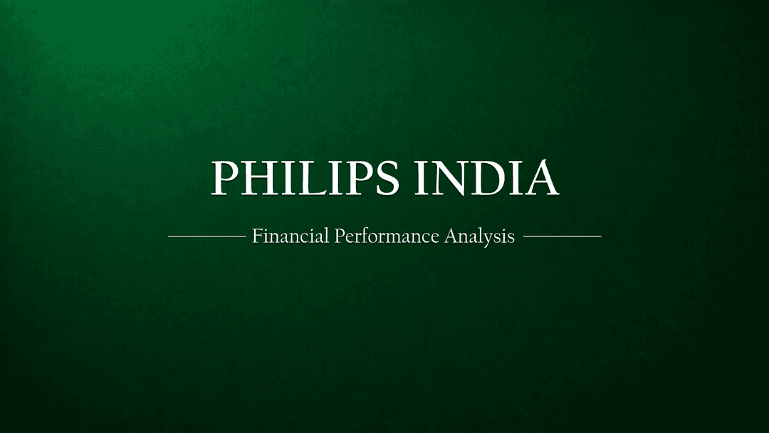 Philips India Limited –FY25 Financial Performance Analysis
