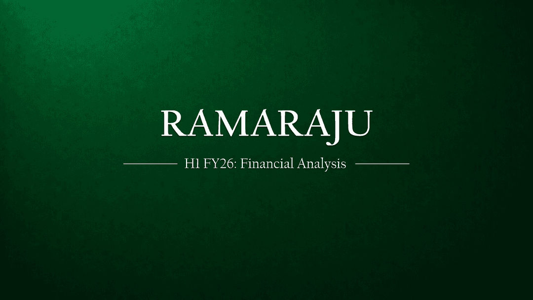 Ramaraju Cotton Mills H1 FY2026 Detailed Financial Performance Analysis