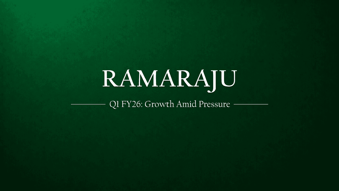 Ramaraju Surgical Cotton Mills Limited Q1 FY26 Results: Growth in Textiles, Profitability Pressures Persist