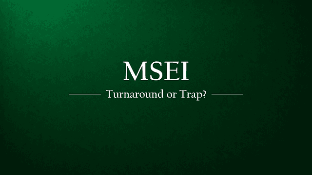Is MSEI a Turnaround Bet or a Trap? A Deep Dive into the Exchange’s Rollercoaster Ride