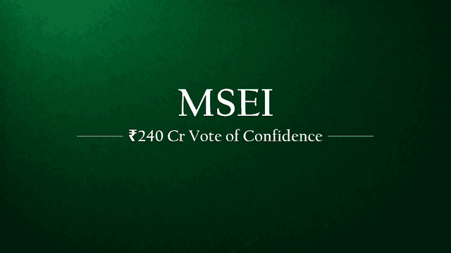 Metropolitan Stock Exchange to Raise ₹240 Crore from Key Investors
