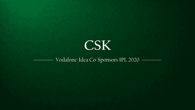 Vodafone-Idea is co-sponsoring VIVO-IPL 2020