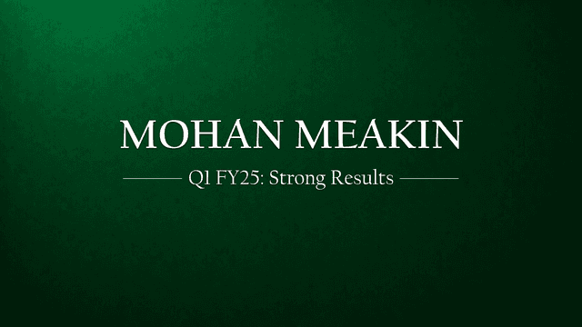 Mohan Meakin Limited Reports Strong Q1 FY2025 Results