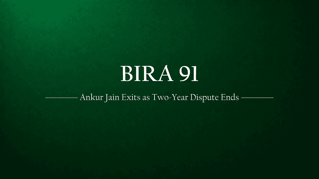 Bira 91's Endgame: Founder Ankur Jain Exits the Board as a Two-Year War Ends