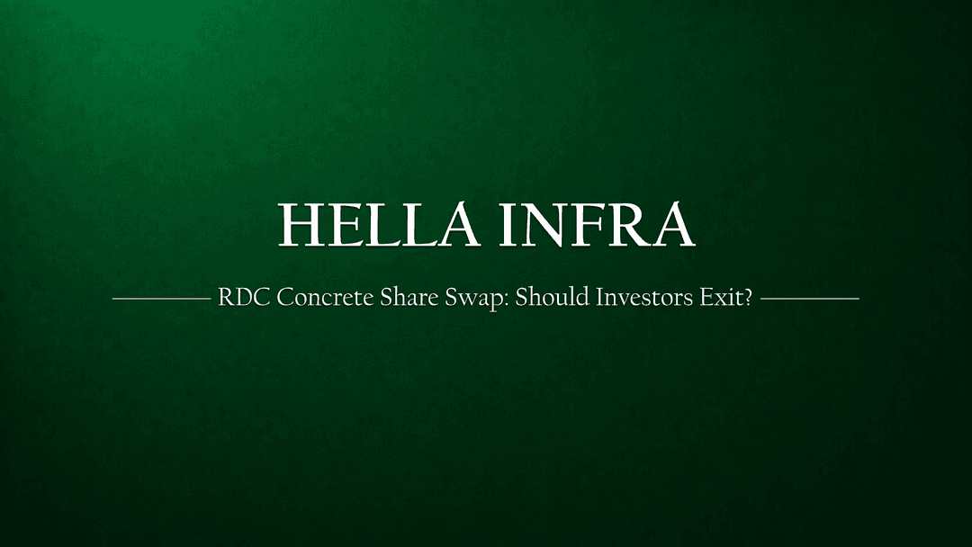 RDC Concrete Exit Opportunity: Should Minority Shareholders Opt for Infra.Market Share Swap?