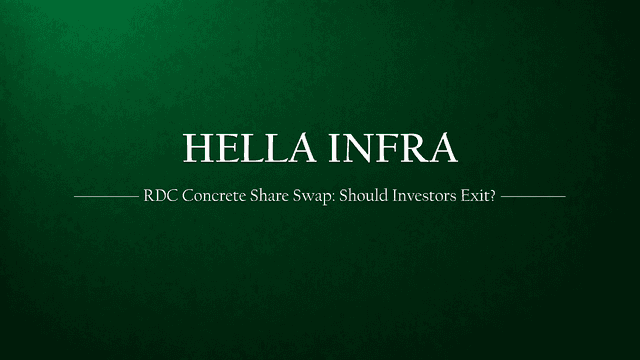 RDC Concrete Exit Opportunity: Should Minority Shareholders Opt for Infra.Market Share Swap?