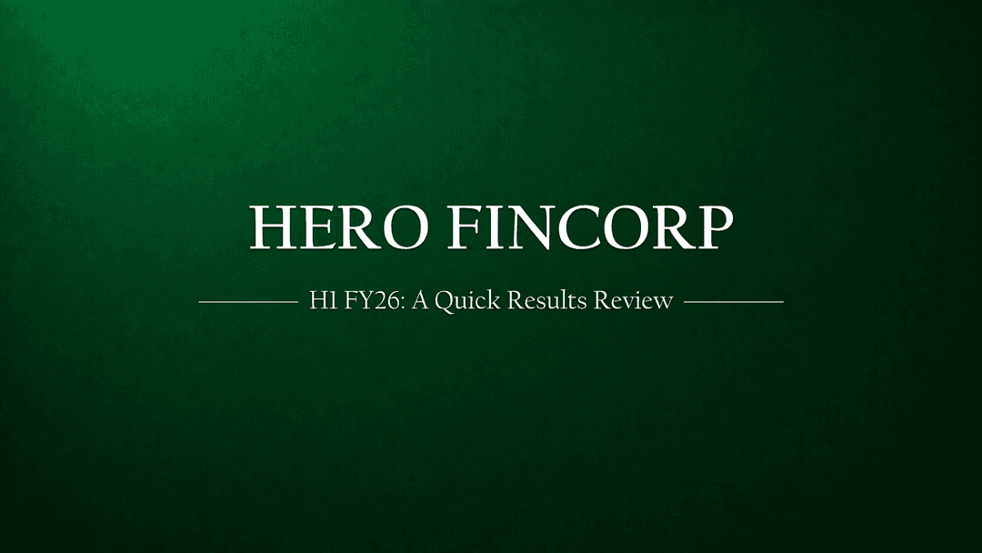 Hero FinCorp H1 FY26 Results: A Quick Review for Unlisted Share Investors