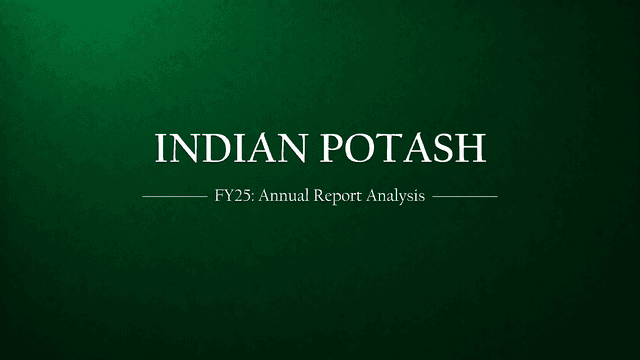 Indian Potash Limited — Detailed Annual Report analysis (FY24-25)