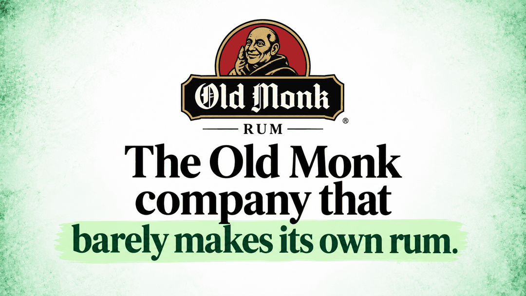 The Old Monk company that barely makes its own rum